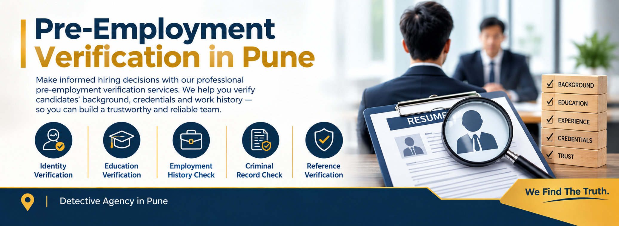 Pre Employment Verification in Pune